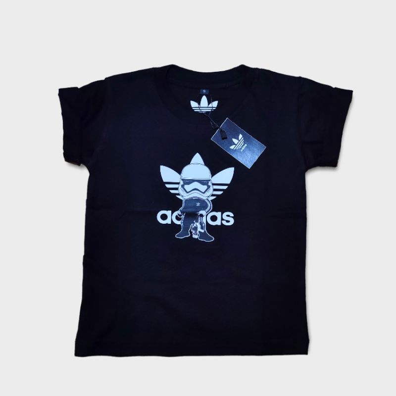 kaos anak anak baju anak adidas star war$ katun combed 24s super soft handfield .