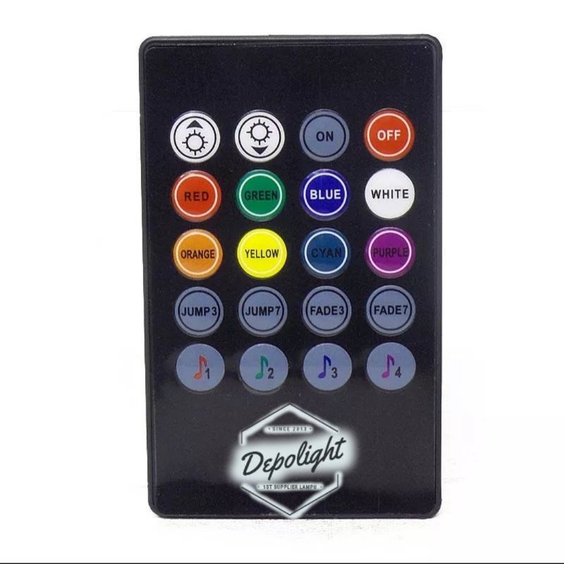 Lampu LED Kolong Mobil RGB 12v Sensor Musik + Remote Dekorasi Dashboard / RGB LED Car Interior Lights