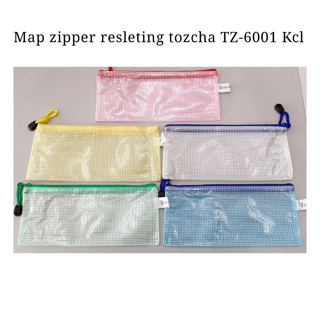 

Map Zipper Transparan Tozcha