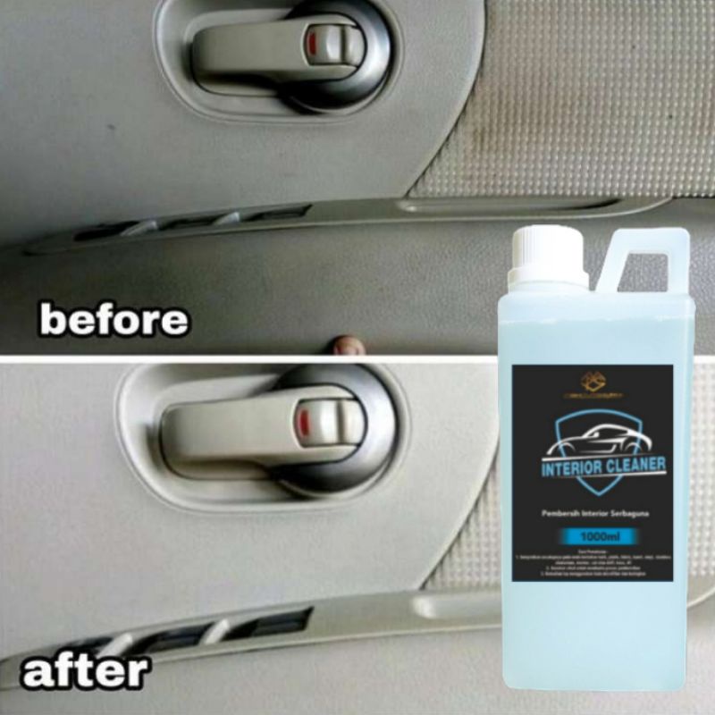 INTERIOR CLEANER 1LITER, pembersih interior dalam mobil penghilang noda plafon jok