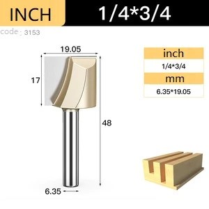 ___] Mata router CNC cleaning bottom endmill 19mm