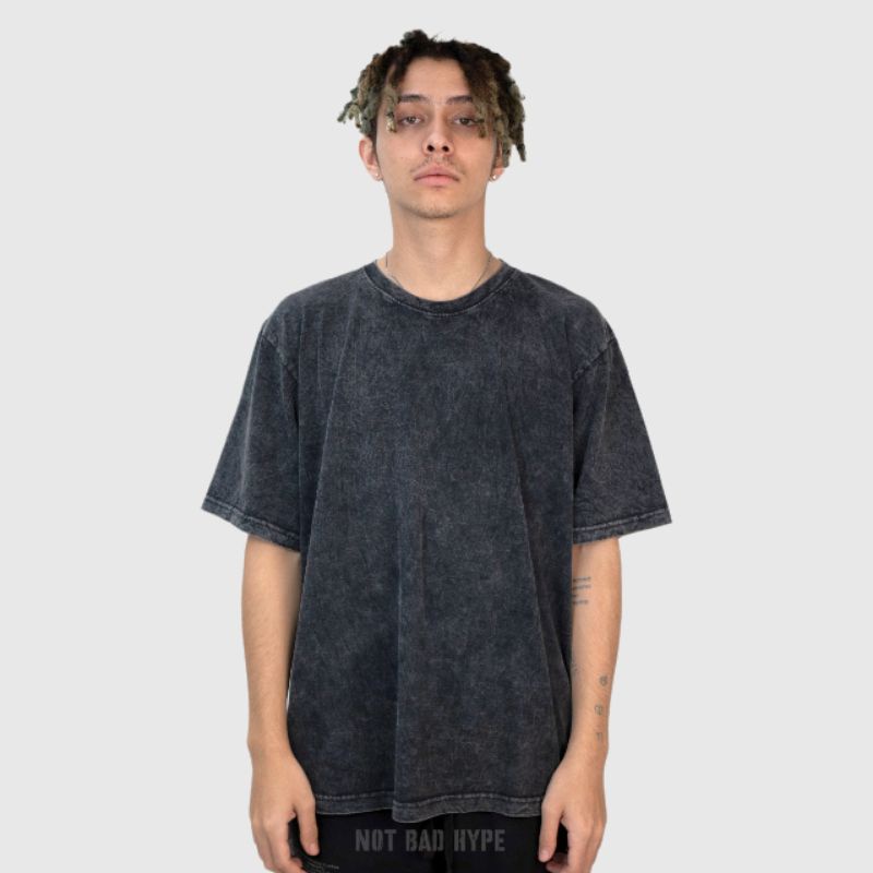 BAJU KAOS POLOS WASHING T-SHIRT ACID WASH SANDWASH 24s