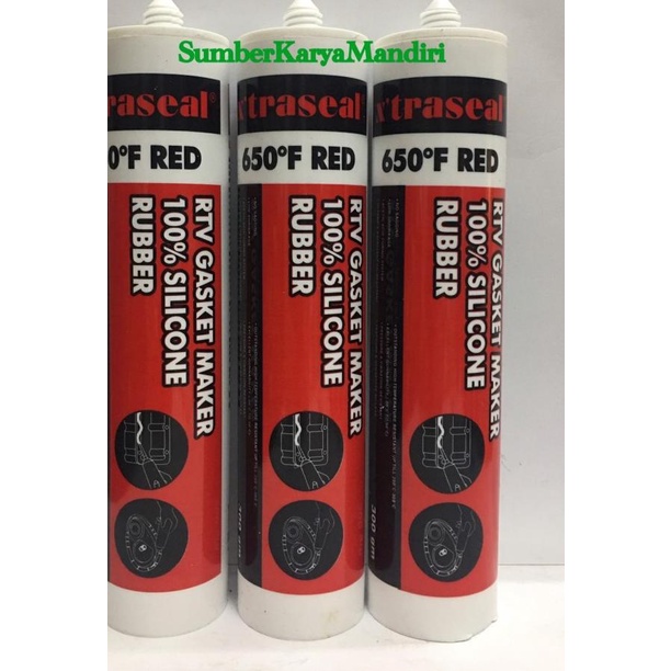 

Xtraseal Red RTV Silicone 650• F