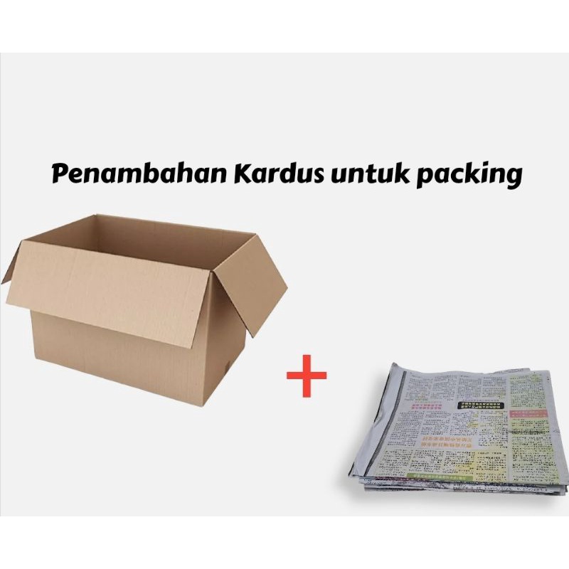 

Penambahan Dus / Kardus + Koran Untuk packingan Trophy/ Piala Lebih Dari 5 Set