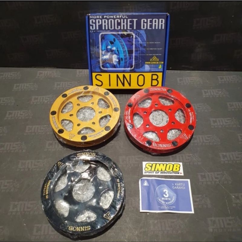 Gear SetMerk Sinnob
For Bajaj Pulsar 200NS
Ukuran Rasio :
Depan 14T
Belakang 39T
Rantai 520-110