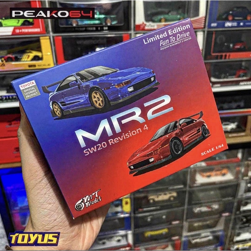 Peako64 - TOYOTA MR2 SW20 REVISION 4 SET OF 2 RED AND BLUE POP UP LAMP