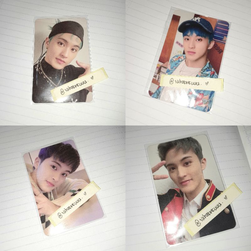 ( Ready Ina ) // WTS Want to sell PC Photocard mark lee md 4x6 beatbox mumo digipack md glitch mode 