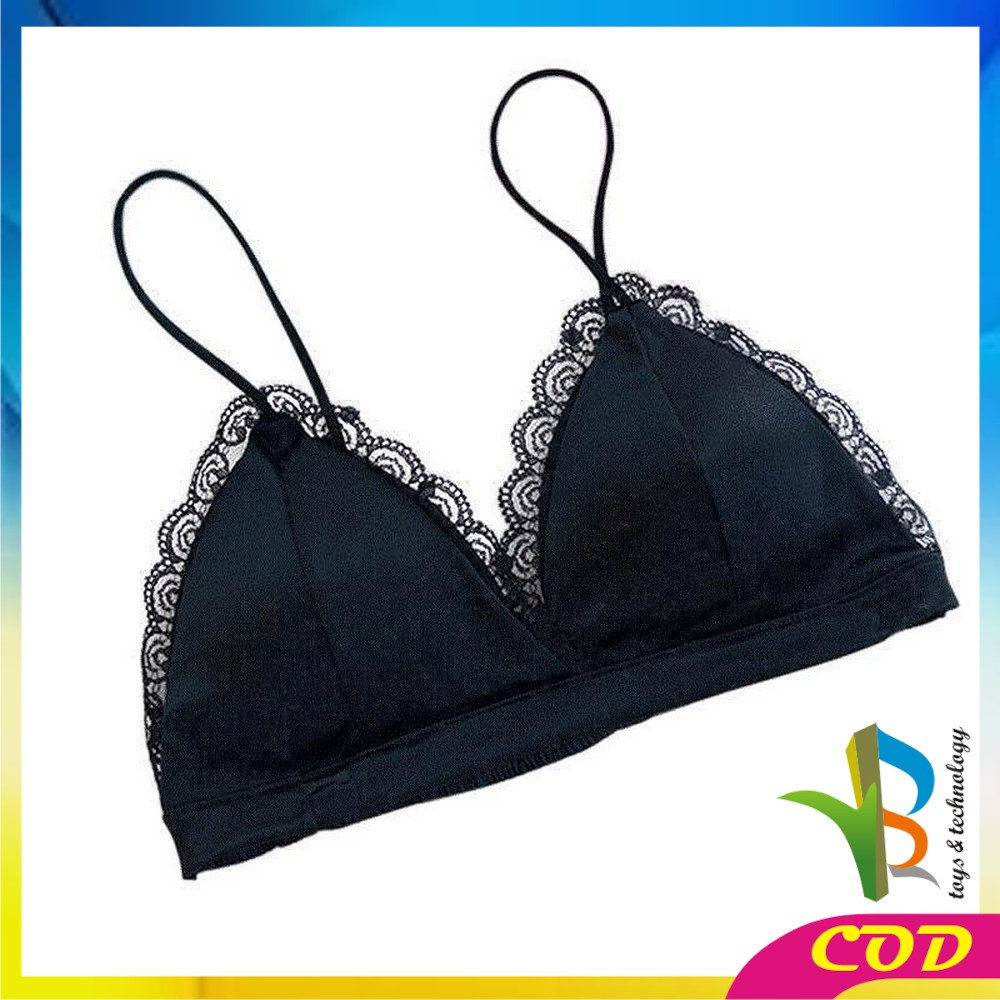 RB-P69 P70 Pakaian Dalam Wanita Bra Cup Segitiga Tanpa Kawat / BH Push Up Renda / Beha Wanita Sexy