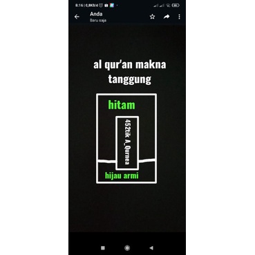 

al qur'an makna tanggung
