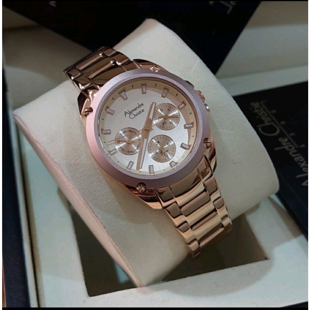 Alexandre Christie Ac 8667 /AC 2913 Jam Tangan Wanita Original Garansi Resmi 1 Tahun.