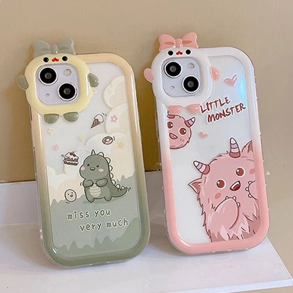 Soft Case TPU Motif Little Monster Dinosaurus Untuk Oppo A17 A15 A1K A7 A5S A12 A3S A12E A53 A74 A95 A17K A16E A52 A92 A96 A76 Reno 7Z A95 A16 A54 A5S A16K A16E A51 A57 5F 616 A16E 5F