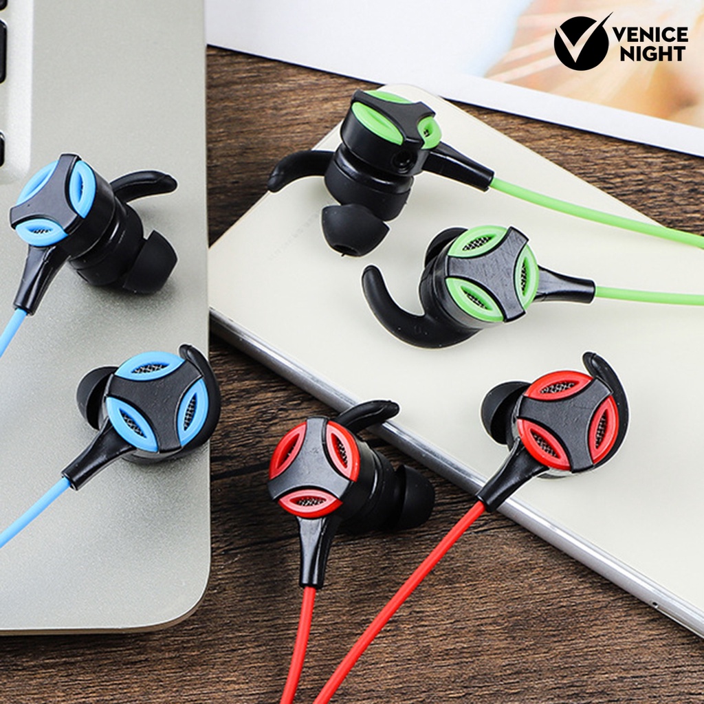 (VNEP) (Berkabel) Portable In-ear ABS Kontrol Volume Gamer Earphone Gaming Headset untuk Komputer