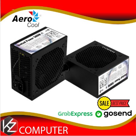 Aerocool United Power 500W - 500 Watt 80 PLUS White Gaming PSU