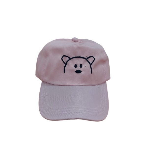 Topi Baseball Bordir Bear / Topi Bear Laki Perempuan Usia 1-8 Tahun Prepet Kualitas Distro Premium