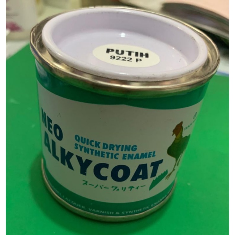 Cat Neo Alkycoat Besi dan Kayu 100 cc & 200 cc Pelapis Minyak Metalic Metalik Metal Ayam Jago Kandan