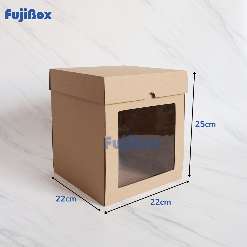 

( 5 Pcs ) KOTAK BOX DUS KUE TART TINGGI 22 x 22 x 25