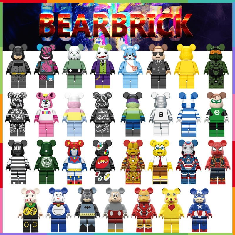 Mainan Action Figure Mini Beruangbricks Untuk Koleksi Anak K01-31