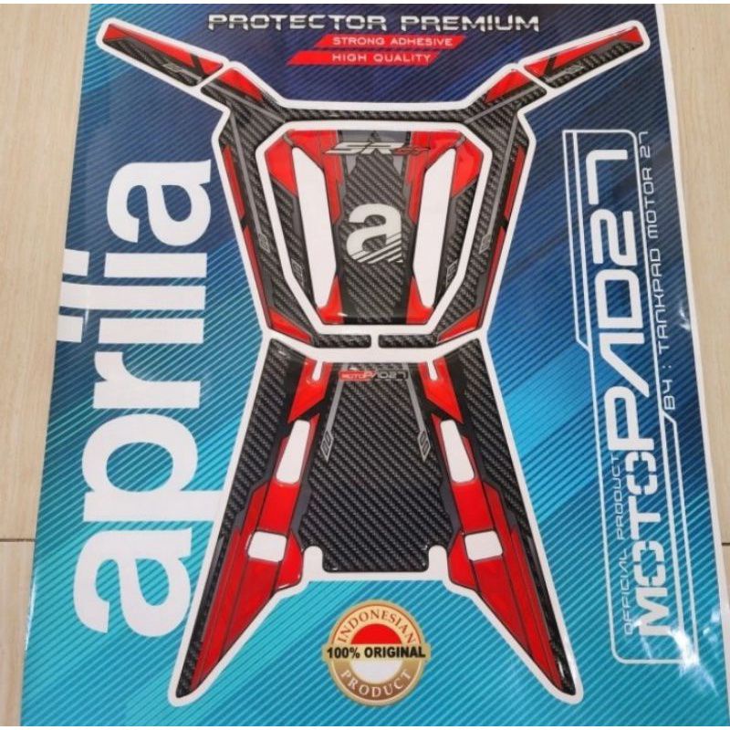 Stiker deck pad Aprilia sticker Tankpad resin premium APRILIA SR-GT200