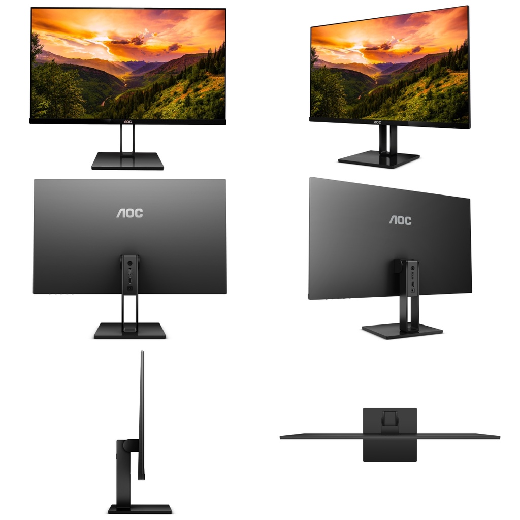 AOC 24V2Q 23.8 inch IPS Monitor Full HD LED 75Hz 1920x1080 AMD HDMI DP