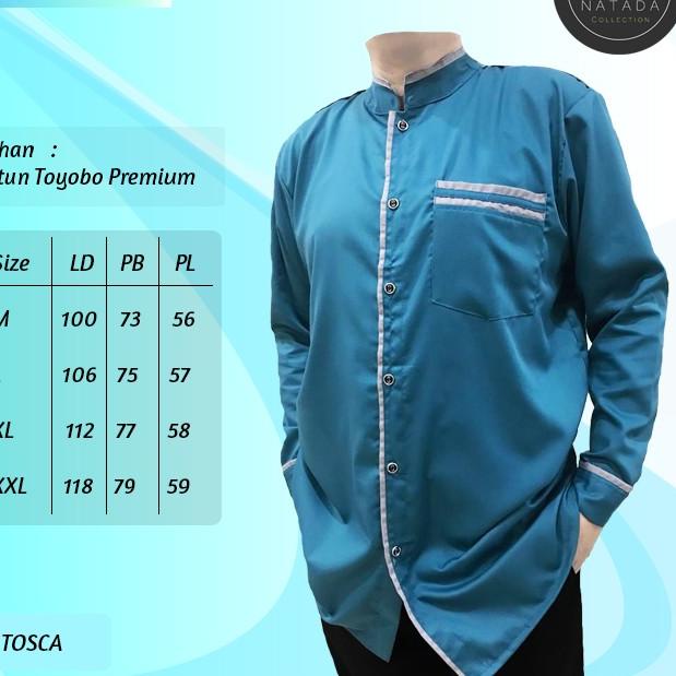 koko lengan panjang/koko pria/baju muslim pria/koko hadroh/koko lc - maroon, M