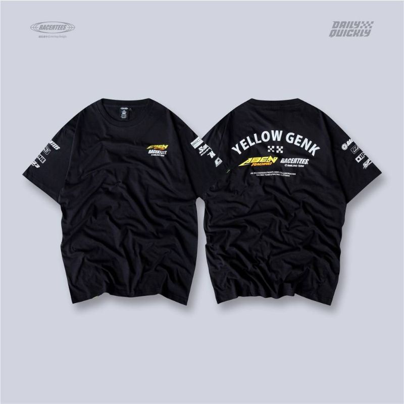 KAOS RACING ABEN YELLOW FREE STICKER BISA COD