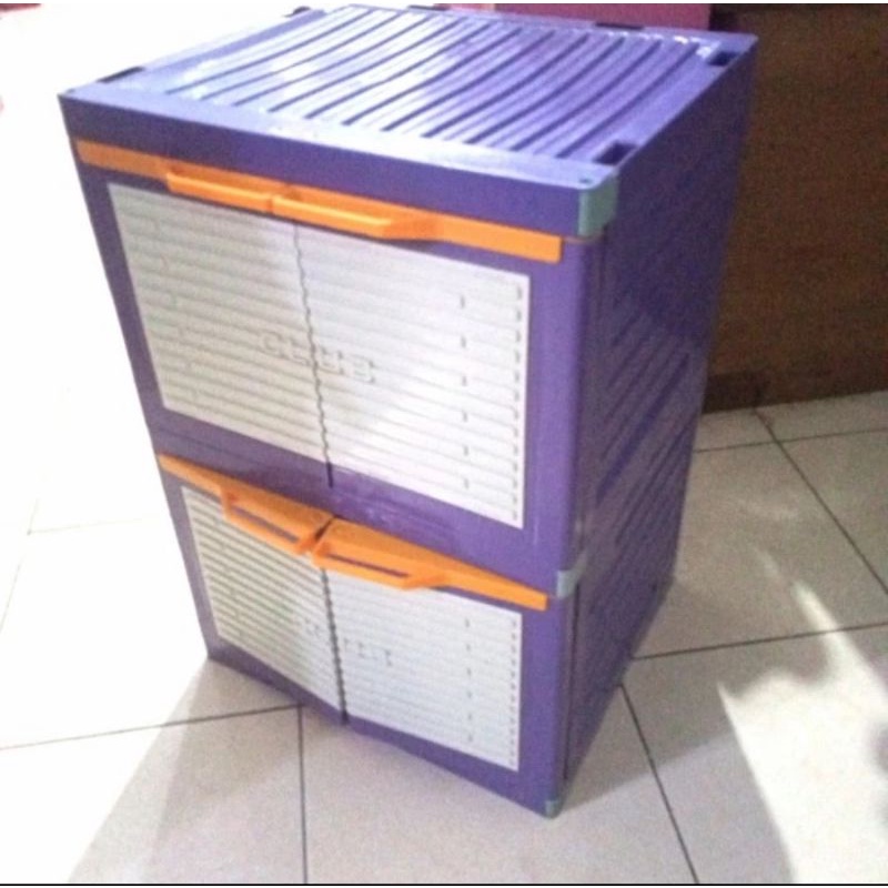 lemari pakaian plastik, mini my, bongkar pasang