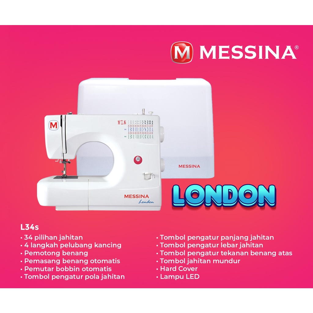 Mesin Jahit Messina L34S