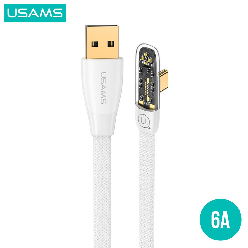 USAMS Iceflake Kabel Data Gaming Fast Charging USB to C 66W 6A