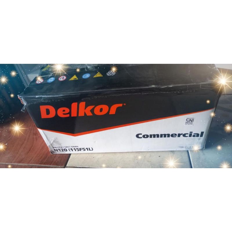 Jual Aki MF Delkor N120 /115F51L | Shopee Indonesia