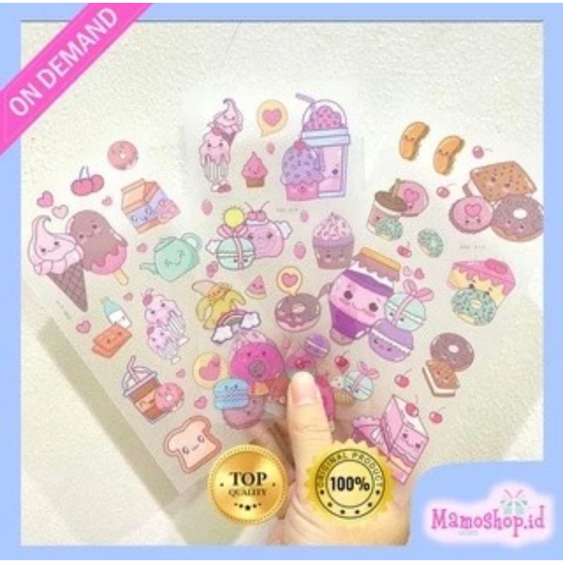 

Stiker Kartun Aesthetic Lucu Transparant