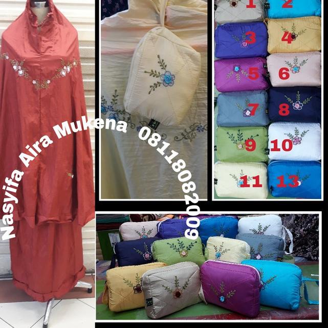 mukena parasut bordir