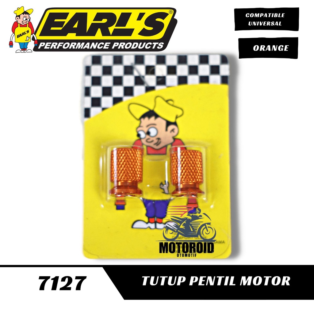 TUTUP PENTIL EARLS FULL ALUMINIUM COVER TUBLES UNIVERSAL MOTOR MOBIL