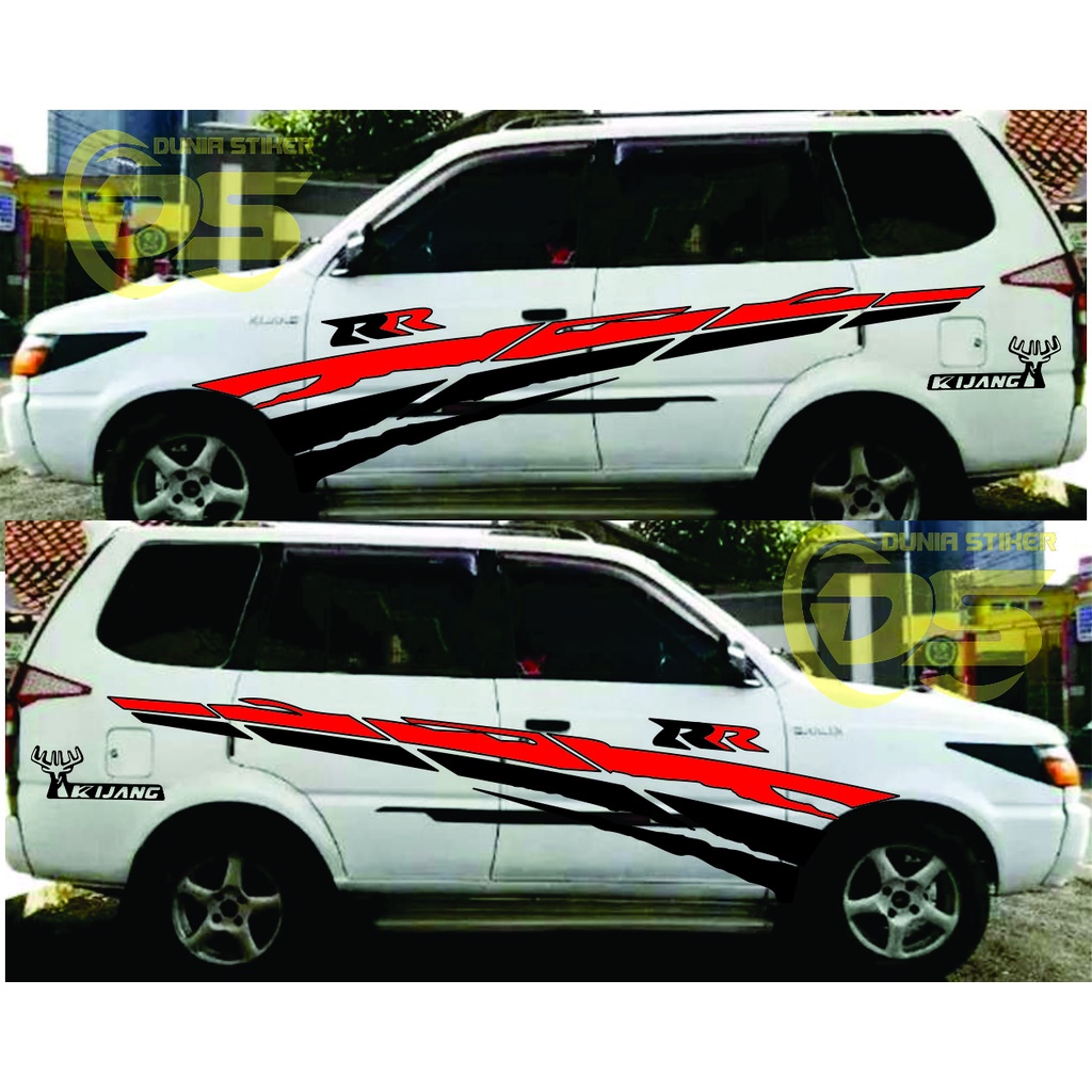 Stiker Mobil Kijang Striping List Bodi Mobil Kijang Stiker Kijang Kapsul Kijang LGX KIjang Super Sti
