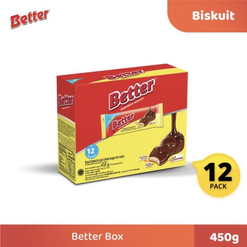 BOX - Better Biskuit Sandwich Isi 12pcs