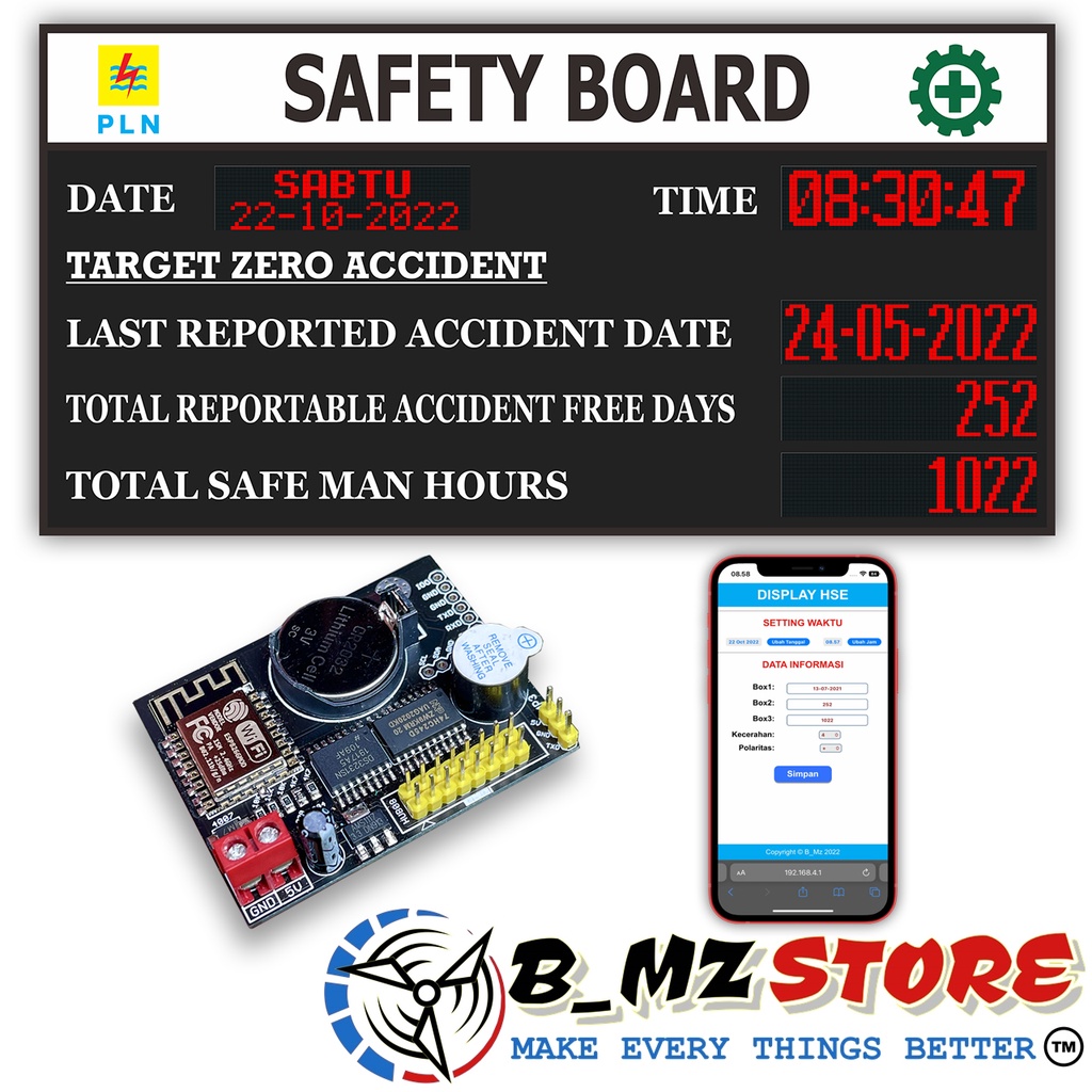 Kontroller Display Safety Board K3 - HSE Performance Board - P4.75