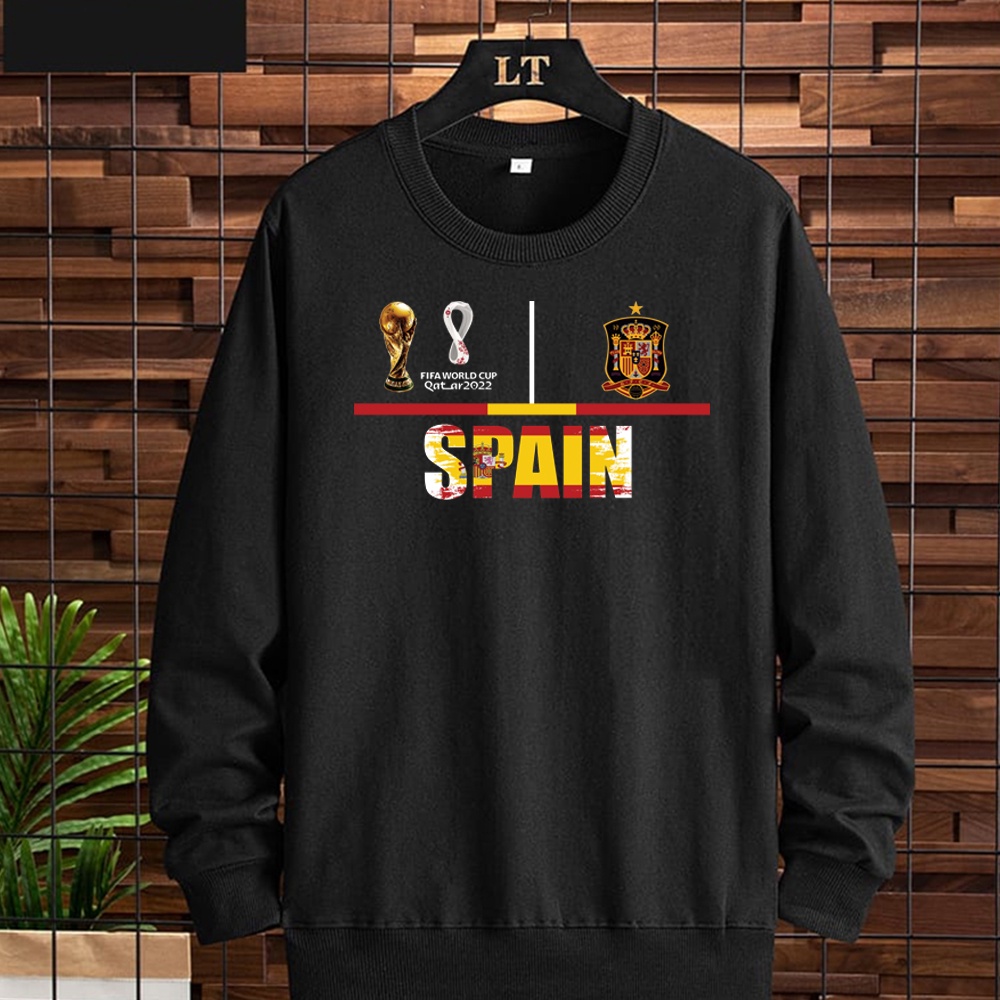 SWEATER PRIA / WANITA /UNISEX EDISI KHUSUS PIALA DUNIA 2022 SPAIN