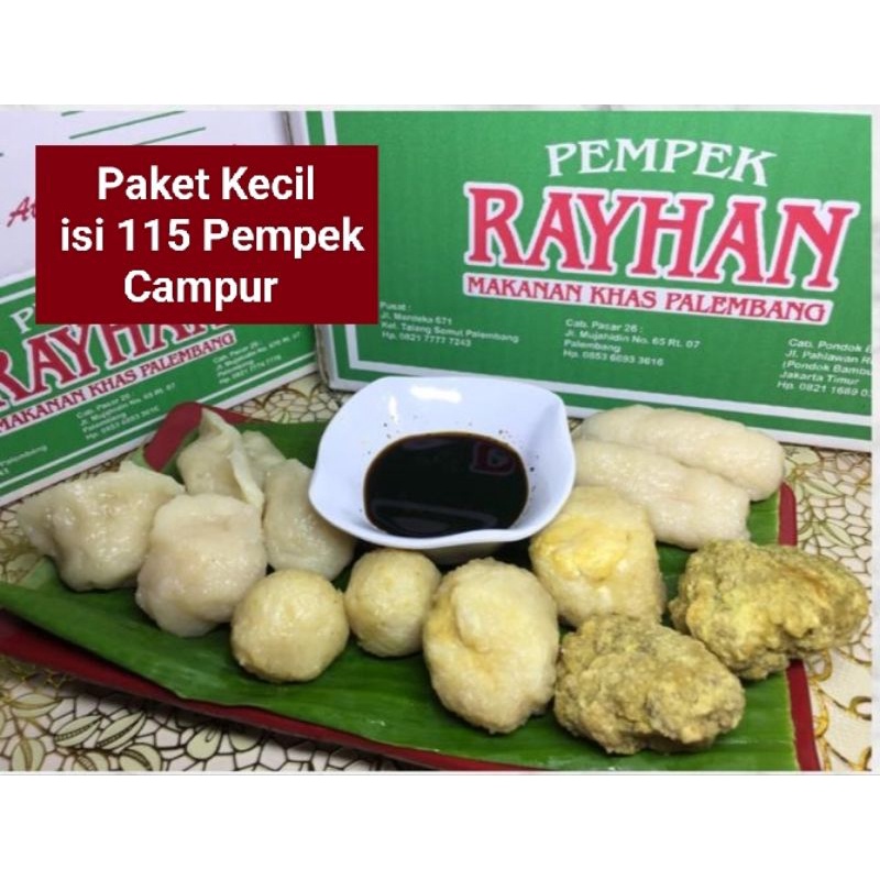 

Paket Kecil isi 115 Pempek Campur