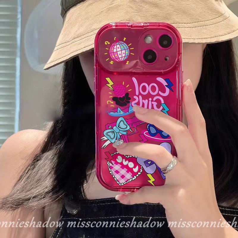 Soft Case Model Flip Motif Kartun Graffiti Untuk IPhone 7 8 Plus XR X XS MAX SE 2020 7 Plus 8 Plus 11 14 12 13 Pro MAX