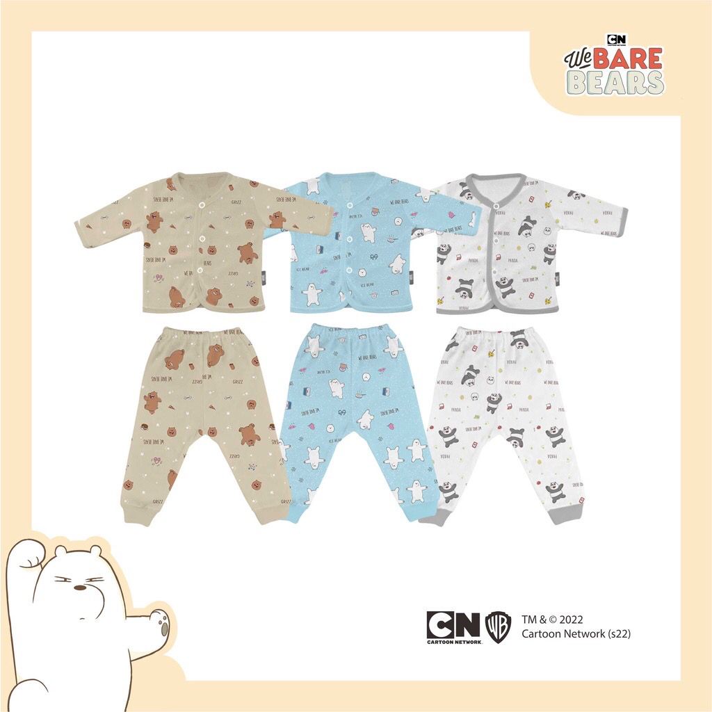 FLUFFY BAJU BAYI NEWBORN STELAN ANAK PANJANG/ PENDEK PANJANG / PENDEK By Lidyamomnbaby