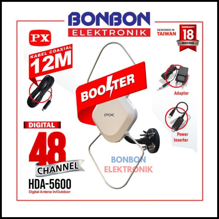 Px Antena Tv Indoor/Outdoor Antena Digital Analog Hda-5600/ Hda5600