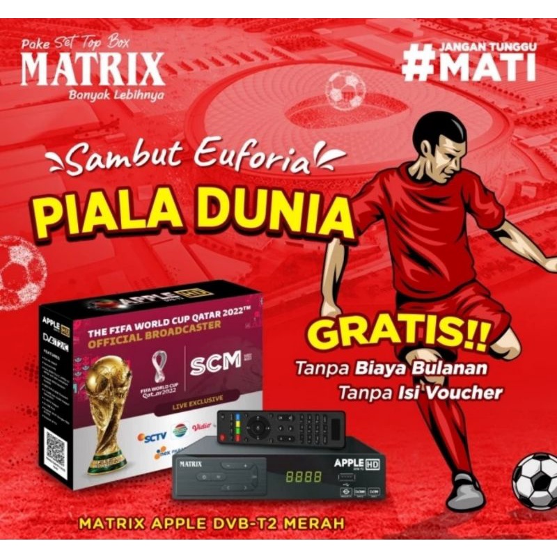 STB MATRIX DIGITAL DVB-T2  [APPLE HD, GARUDA, BURGER]