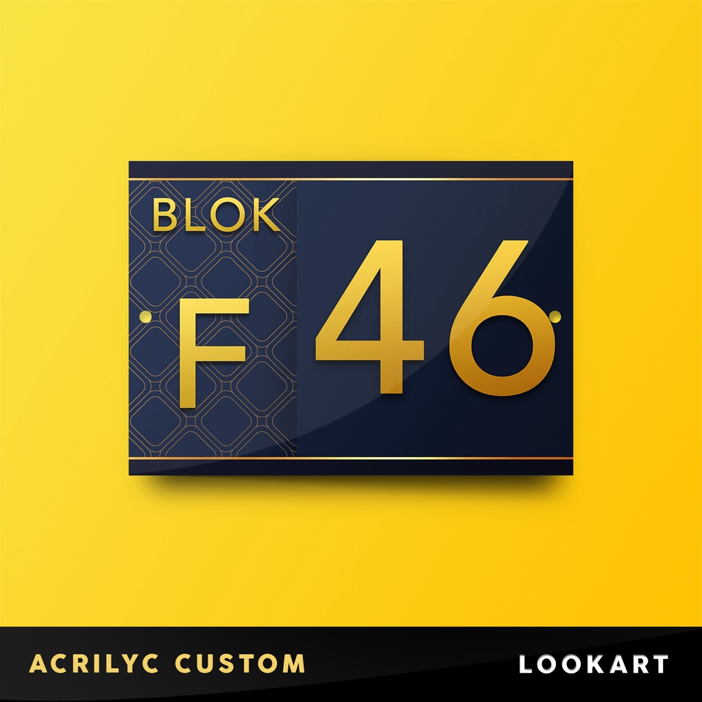 NOMOR RUMAH AKRILIK, ALAMAT RUMAH AKRILIK, ALAMAT RUMAH MURAH LEBAY CUSTOM ALAMAT RUMAH