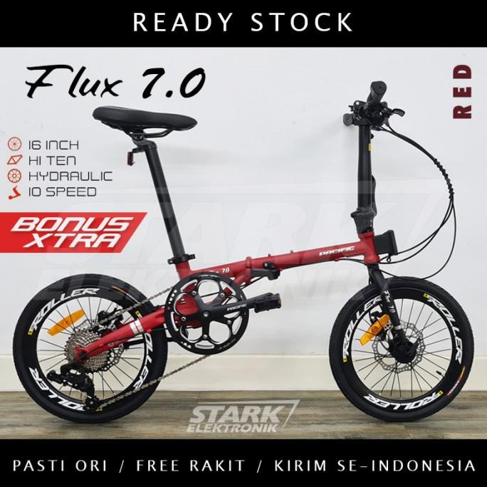 MURAH Pacific FLUX 7.0 Sepeda Lipat Folding Bike