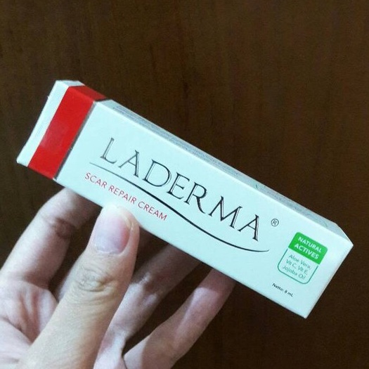 LADERMA Scar Repair Cream 8ML - Gel Bekas Luka Cream Perawatan Luka