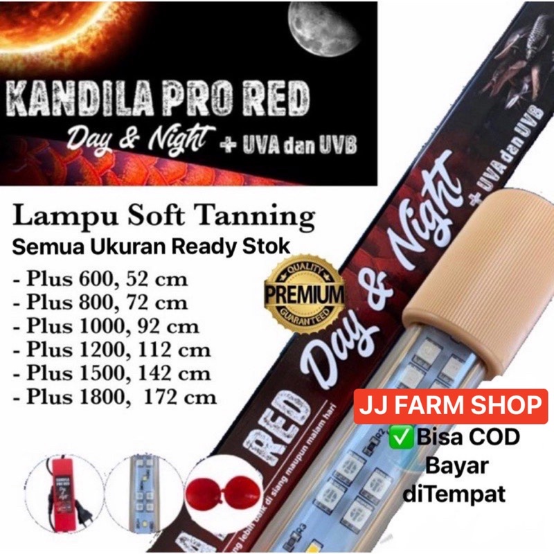 kandila pro red day and night p600 p800 p1000 lampu view tanning celup anti air day & night
