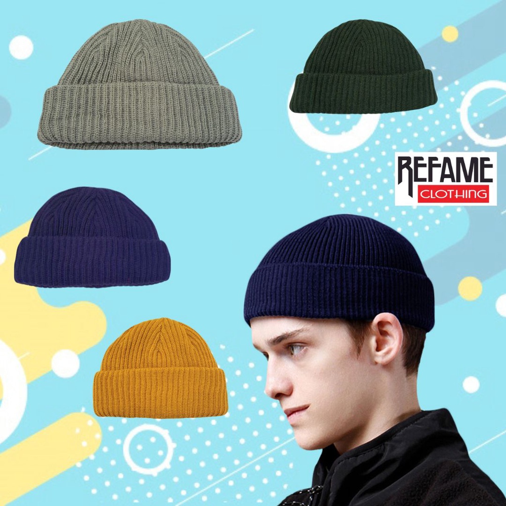 Kupluk Gaul Korea Beanie Hat Outdoor Pria Wanita Unisex