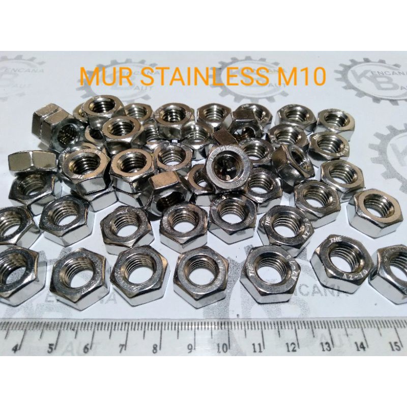 MUR STAINLESS M10 KUNCI 17 / MUR M10 STAINLESS