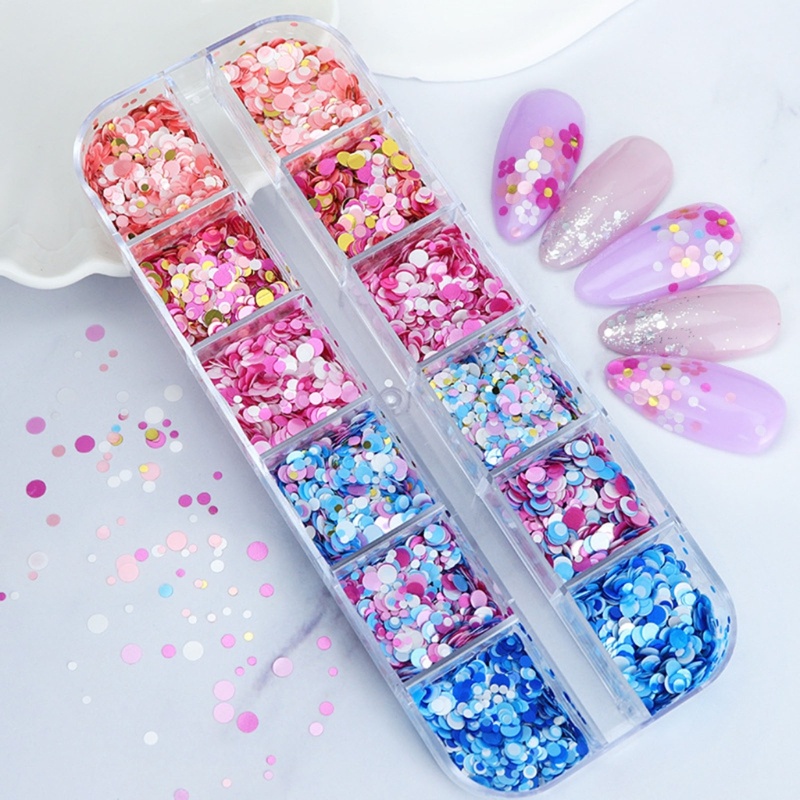 Siy Cetakan Resin Epoxy Sequin Glitter Untuk Dekorasi Nail Art DIY