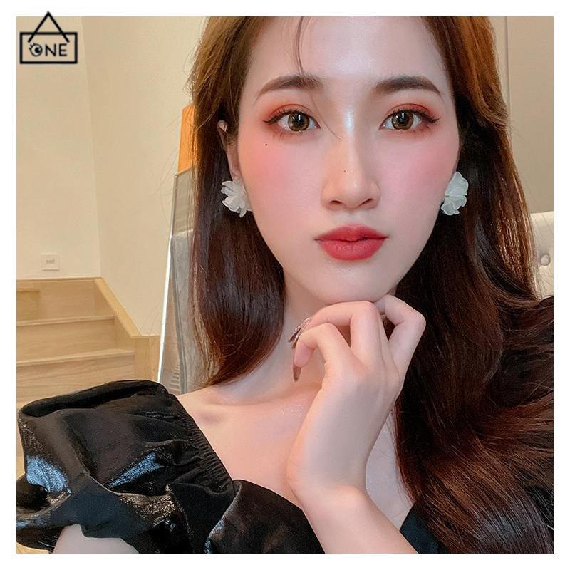 COD❤️Anting Tusuk Wanita Bentuk Bunga Bahan Akrilik Gaya Korea Untuk Musim Semi Panas-A.one