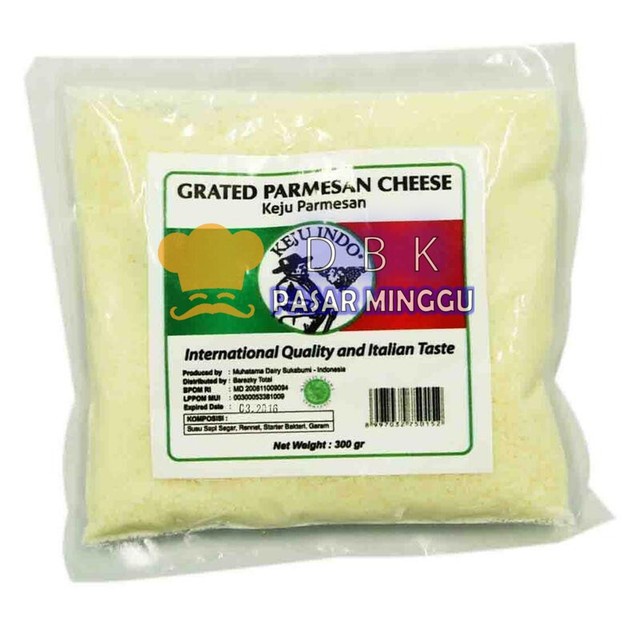 

NEW parmesan bubuk 300gr indo cheese grated cheese